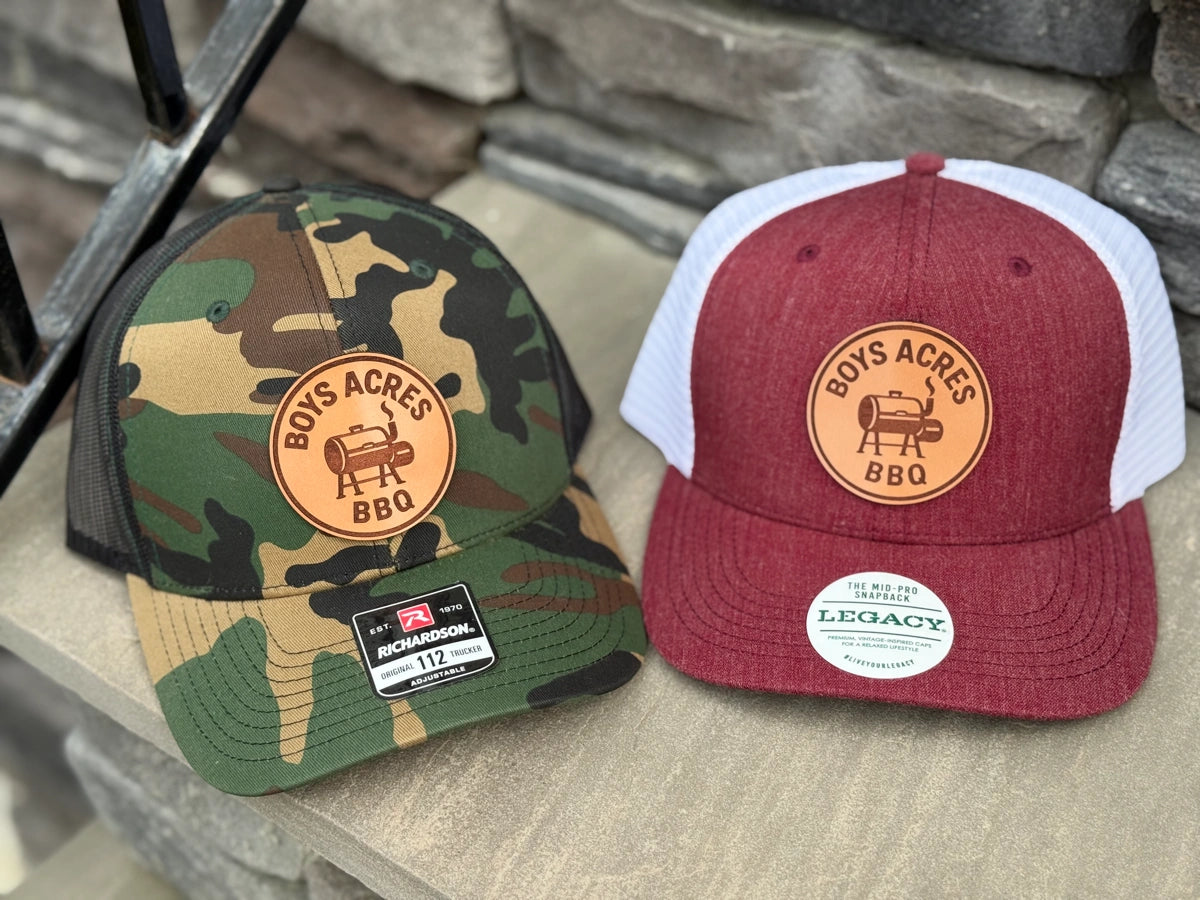 Boys Acres BBQ Hats