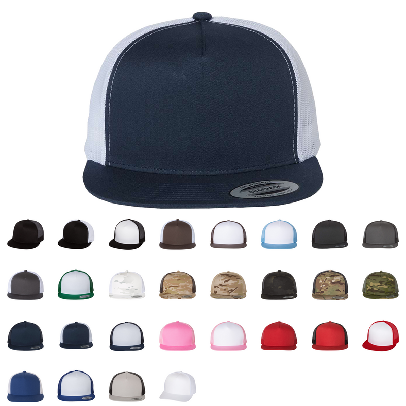 Yupoong 6006 - Flat Bill Trucker Cap - 6006 -YP Classics®
